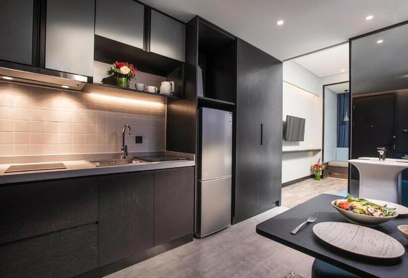 이그제큐티브 룸 킹사이즈 침대, Yiting Hotel Yuanzhou, Shanghai