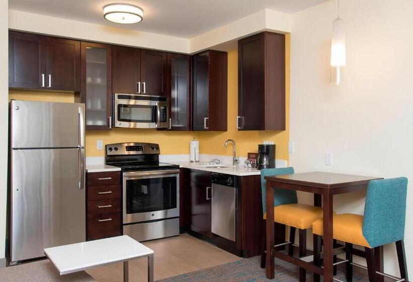 מיטת קינג בסוויטה, Residence Inn By Marriott Houston City Place