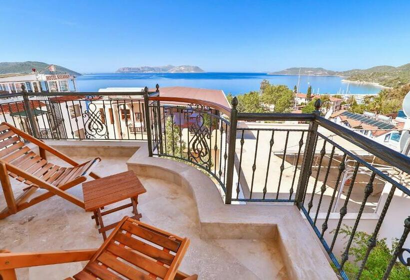 דירת דופלקס 3 חדרי שינה, çınarlar Apart Hotel Kaş