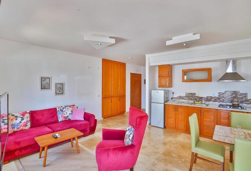 דירת חדר בקומת קרקע, çınarlar Apart Hotel Kaş