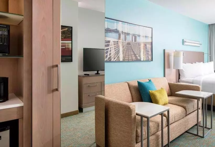 景色の見えるスイートルーム, Springhill Suites By Marriott San Diego Downtown/bayfront