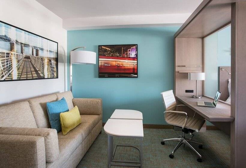 סטודיו סטנדרט מיטה זוגית, Springhill Suites By Marriott San Diego Downtown/bayfront