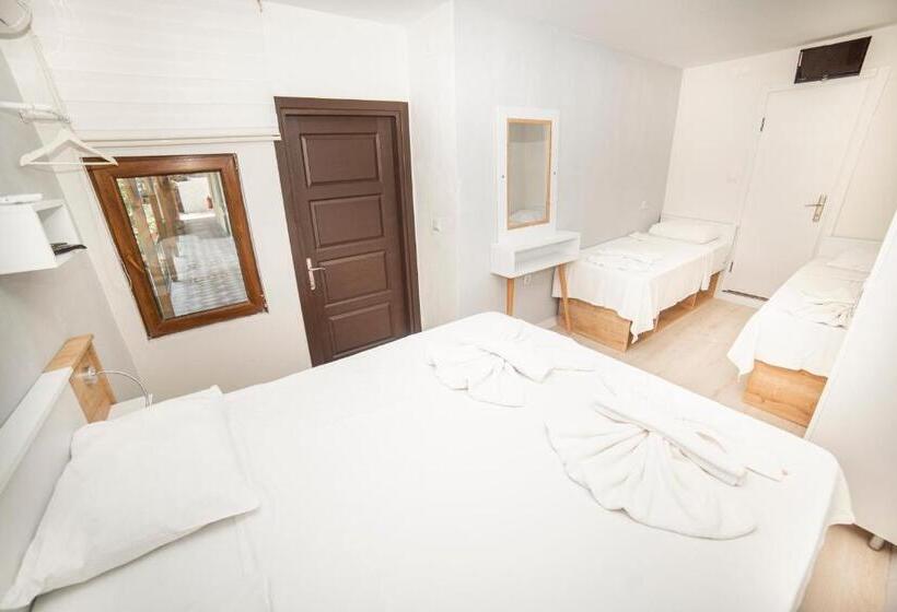 غرفة إقتصادية رباعية, Limonata Otel Assos