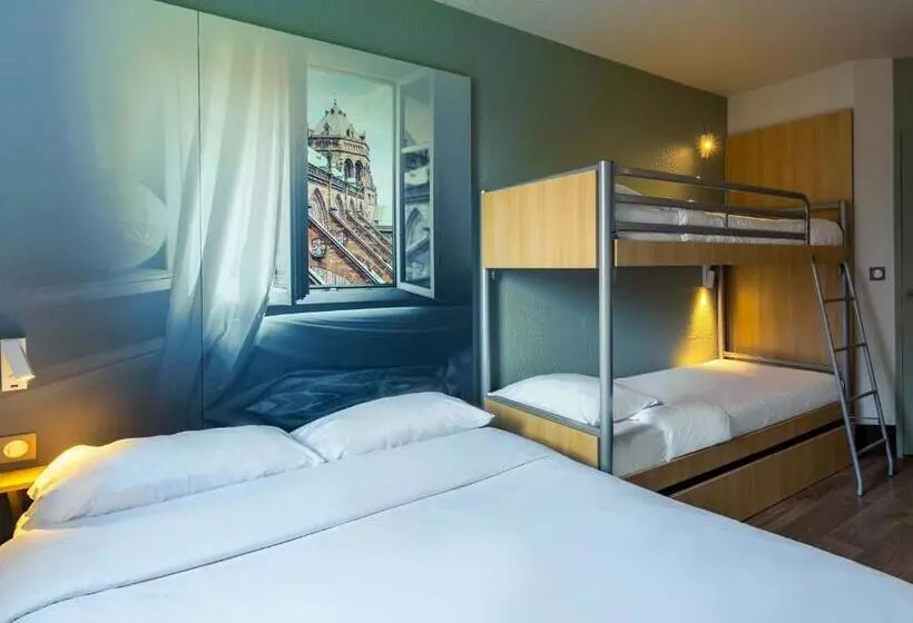 スタンダード４人部屋, B&b Hotel Strasbourg Nord Artisans