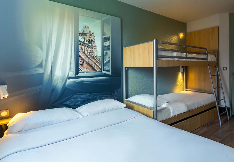 4인용 스탠다드 룸, B&b Hotel Strasbourg Nord Artisans
