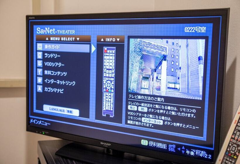 Quarto Estandar, Kagoshima Plaza Hotel Tenmonkan