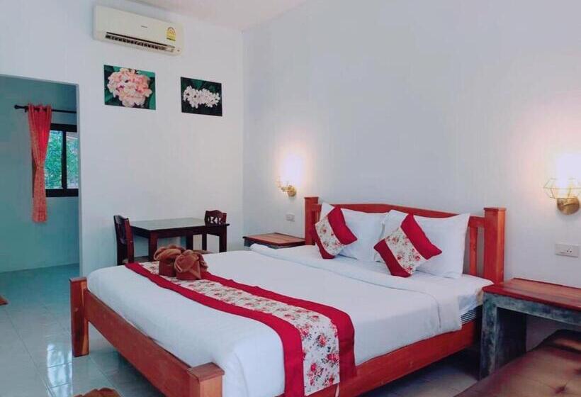 标准房带园景, Hatzanda Lanta Resort   Sha Extra Plus