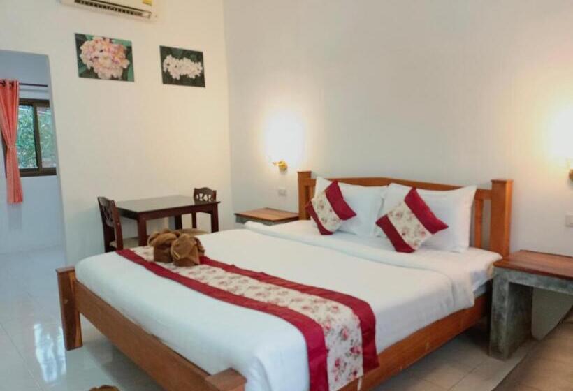 标准房带园景, Hatzanda Lanta Resort   Sha Extra Plus