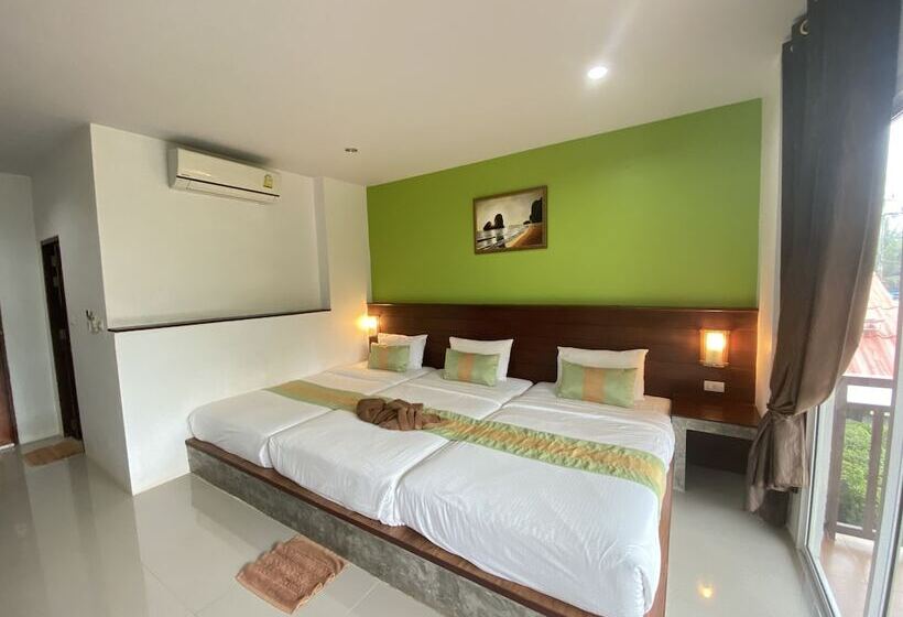 带泳池的标准三人间, Hatzanda Lanta Resort   Sha Extra Plus