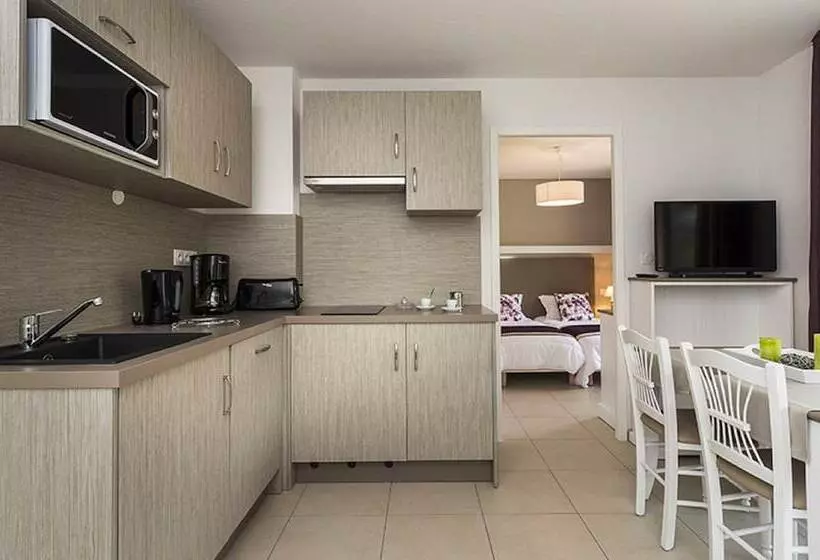 ２ベッドルームアパートメント, Residhotel Résidence Pont Du Gard