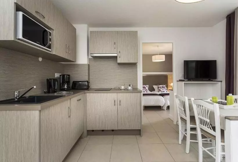 ２ベッドルームアパートメント, Residhotel Résidence Pont Du Gard
