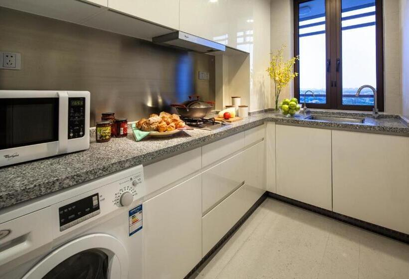 2 Yatak Odalı Delüks Daire, Green Court Premier Jinqiao Shanghai