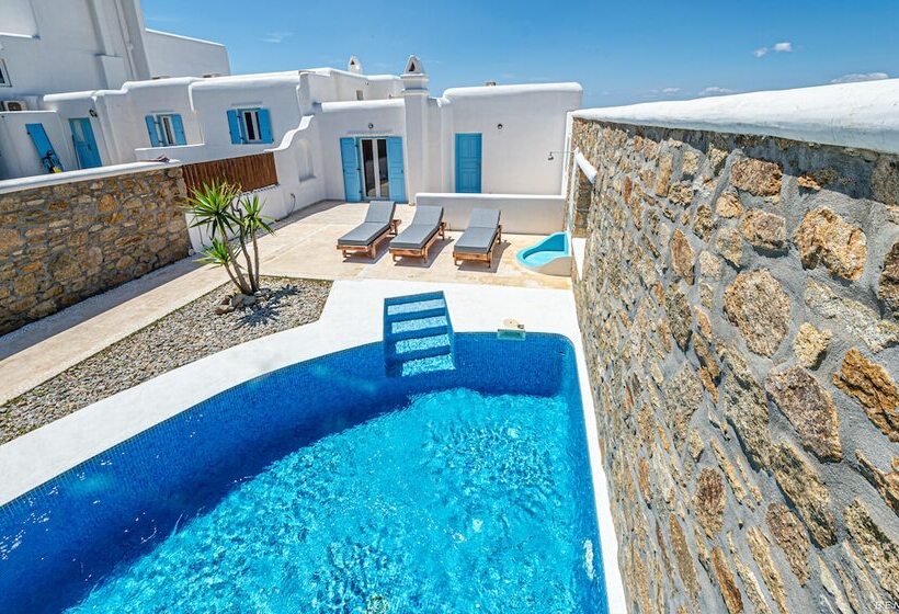 带2间卧室的别墅可观海景, Manolia View Mykonos