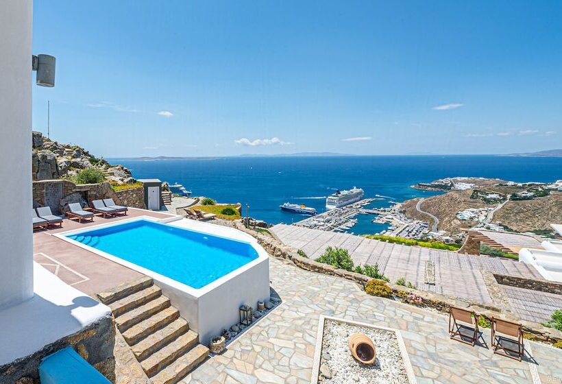带2间卧室的别墅可观海景, Manolia View Mykonos