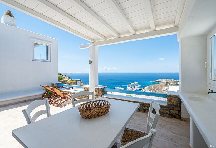 带2间卧室的别墅可观海景, Manolia View Mykonos