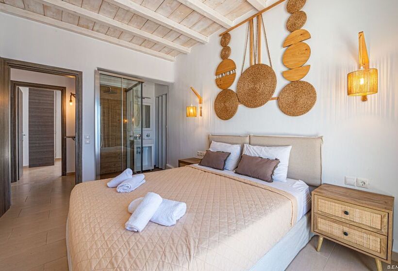 带2间卧室的别墅可观海景, Manolia View Mykonos