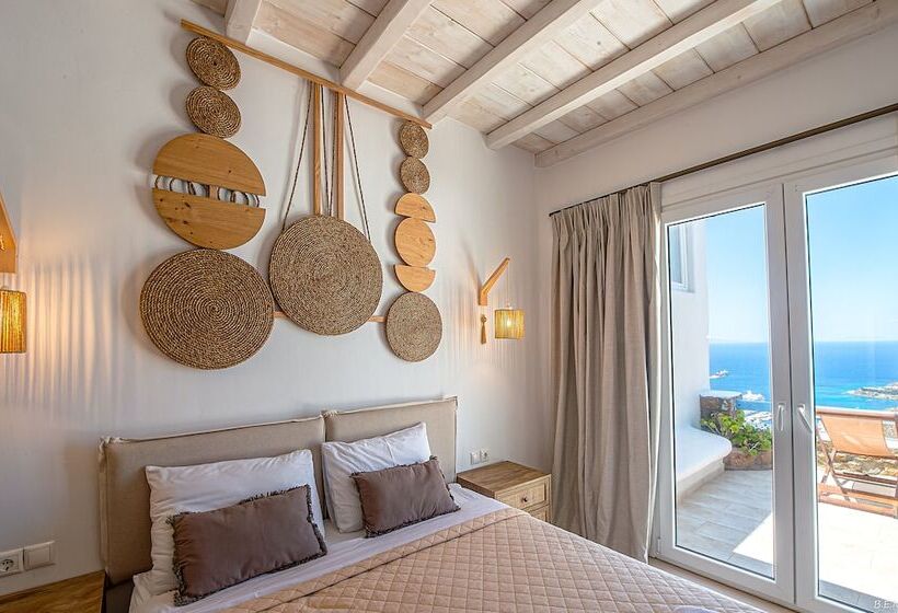 带2间卧室的别墅可观海景, Manolia View Mykonos