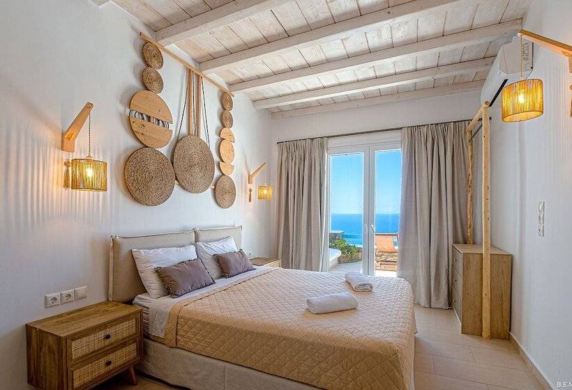 带2间卧室的别墅可观海景, Manolia View Mykonos