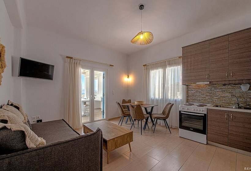 带2间卧室的别墅可观海景, Manolia View Mykonos