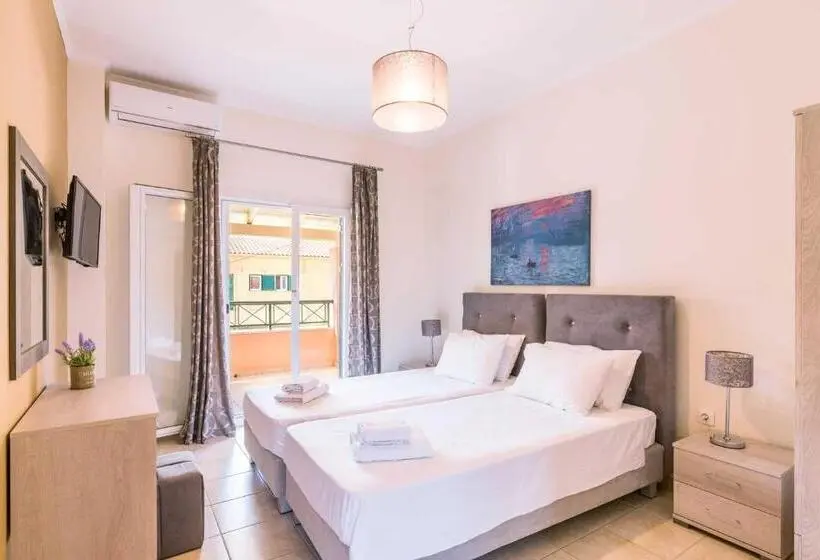 آپارتمان 1 خوابه با چشم‌انداز استخر, Bella De Lux Apts