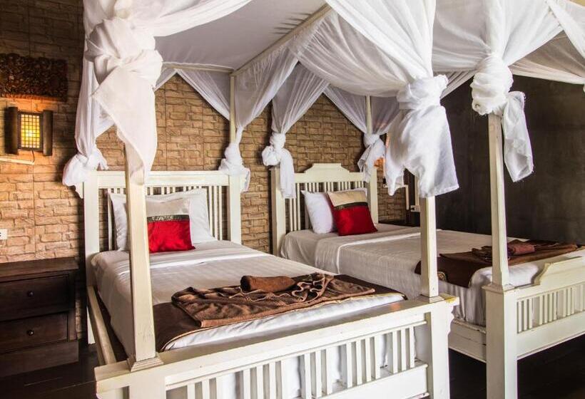 バンガローの2ベッドスタンダードルーム, Taatoh Seaview Resort Sha Plus