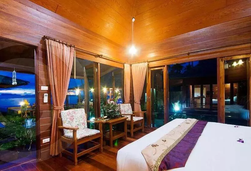 オーシャンビューの１ベッドルームビラ, Lipa Bay Resort
