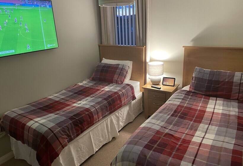 דירת חדר דלוקס, 19th Hole Hotel, Carnoustie