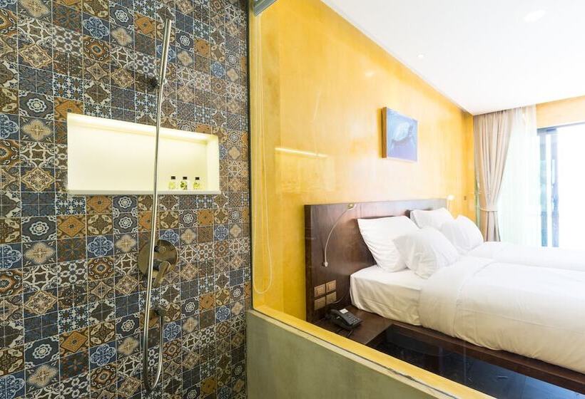 اتاق استاندارد با چشمانداز دریا, Coriacea Beachfront Boutique Phuket Resort Sha Plus