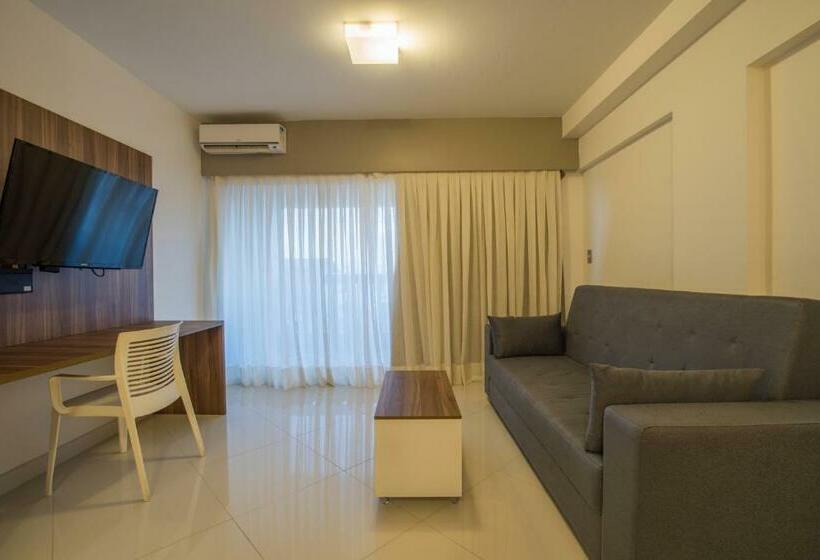 דירה בת חדר שינה 1 עם מרפסת, Kristie Resort Natal