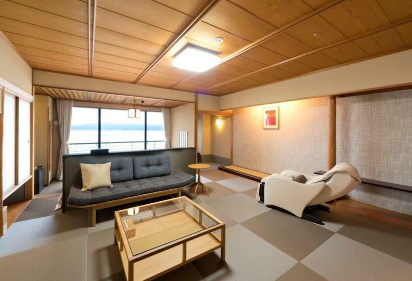 غرفة قياسية مطلّة علي البحر, Kagaya Bettei Matsunomidori