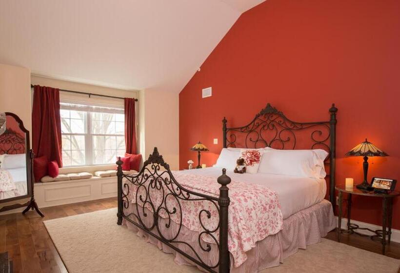 חדר דחוקס עם מיטת קינג, Caldwell House Bed And Breakfast