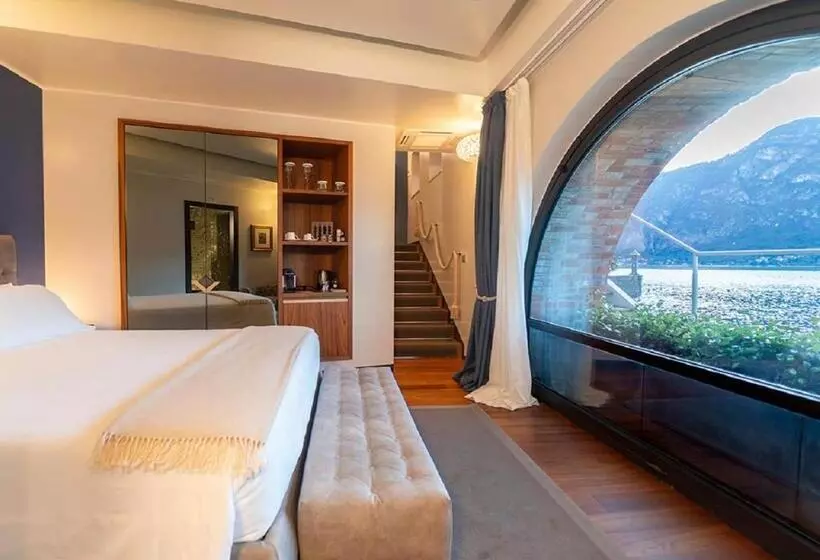 湖の見えるジュニアスイート, Villa Lario Resort Mandello