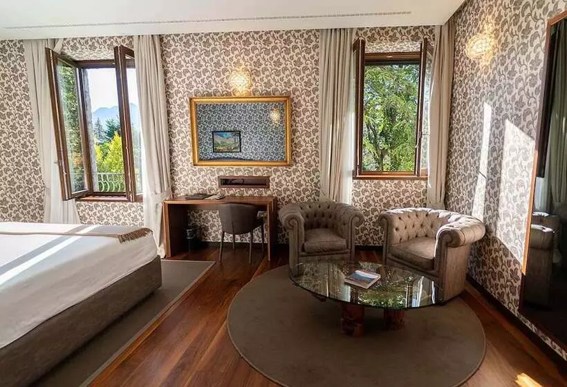 景色の見えるジュニアスイート, Villa Lario Resort Mandello