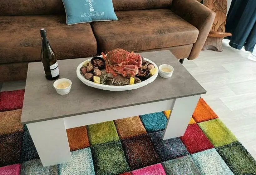 スタンダードルーム, Chambre D Hôte Privative  La Maison Bleue à La Mer