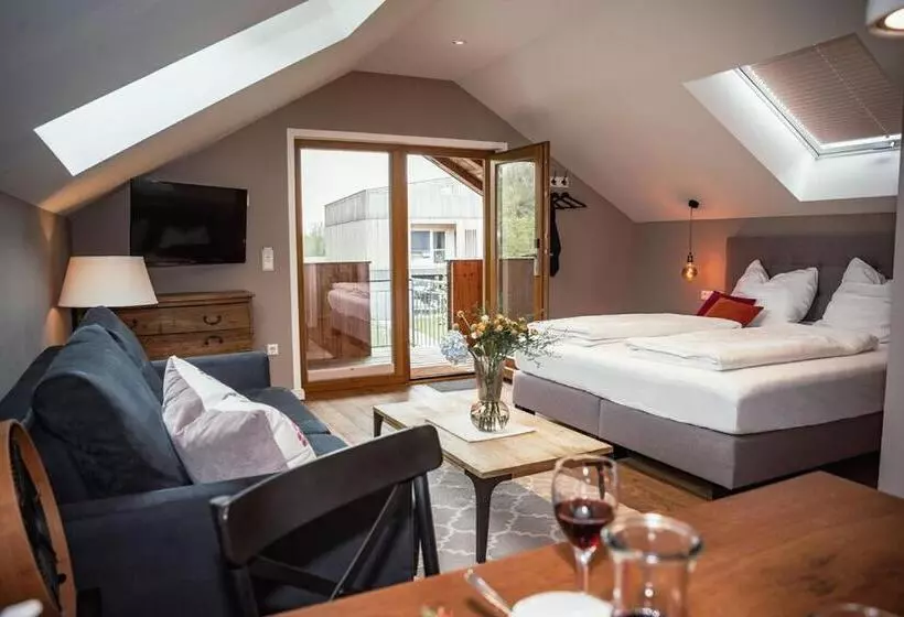 Huoneisto 1 Makuuhuone, Allgäuer Genusshotel Und Historischer Dorfgasthof Hirsch