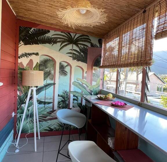 بانگلوی استاندارد 2 خوابه, Villa Ti Moon, Entre Deux, Piscine