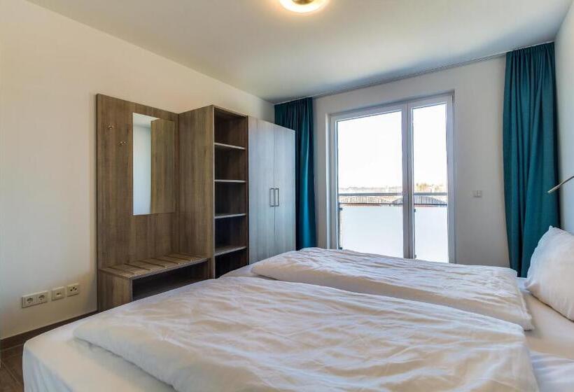 침실 3개 아파트, Lagovida Das Ferienresort Am Störmthaler See