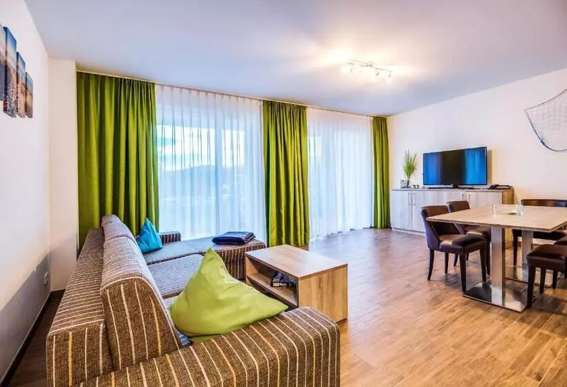 Huoneisto 1 Makuuhuone, Lagovida Das Ferienresort Am Störmthaler See