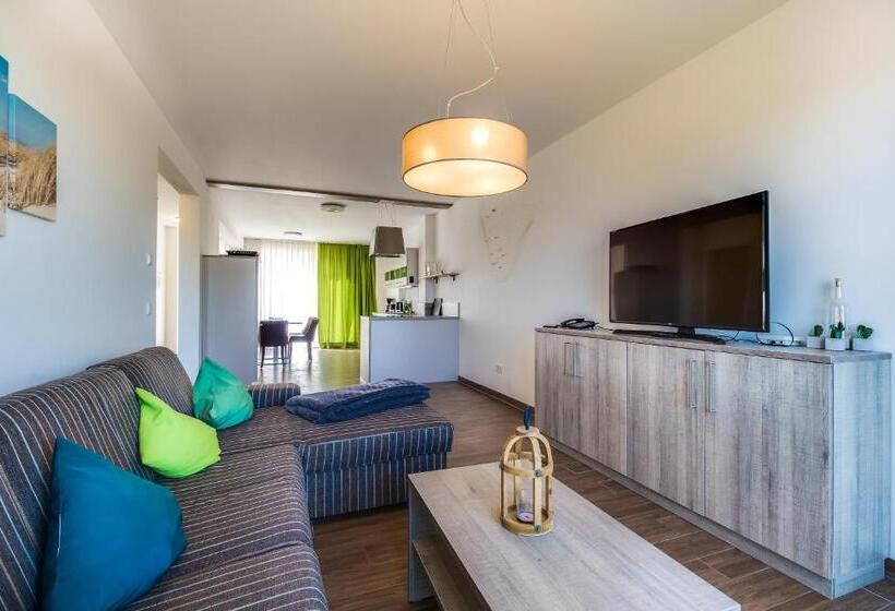 침실 2개 아파트, Lagovida Das Ferienresort Am Störmthaler See