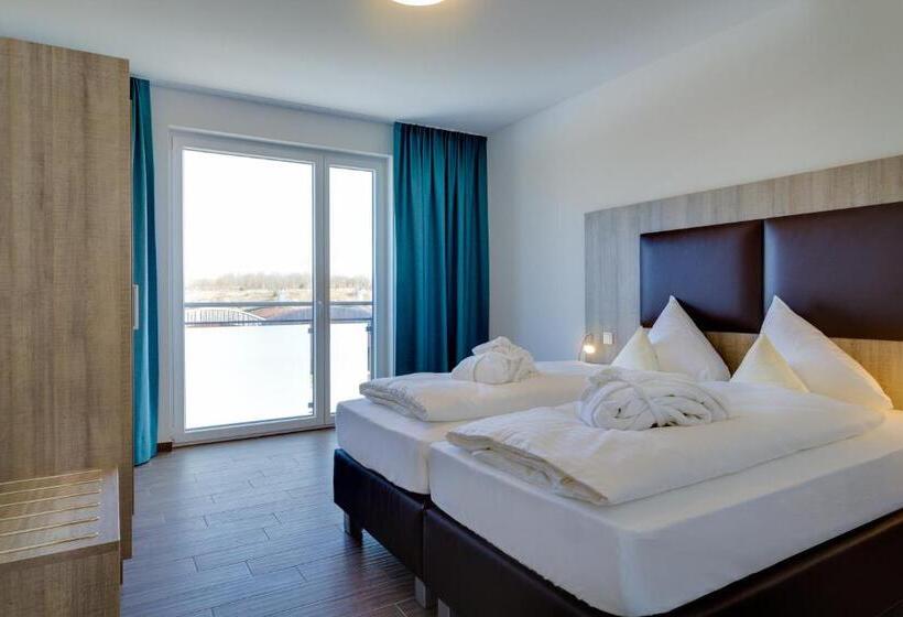 침실 2개 아파트, Lagovida Das Ferienresort Am Störmthaler See