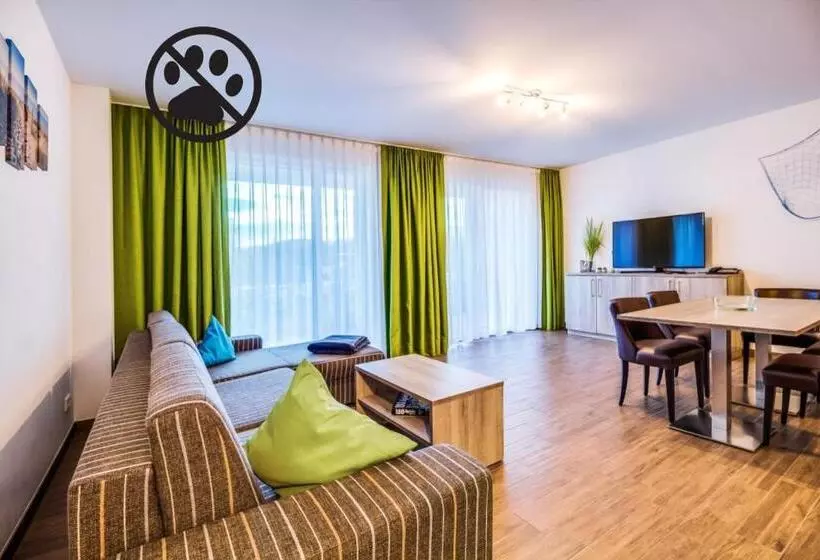Huoneisto 1 Makuuhuone, Lagovida Das Ferienresort Am Störmthaler See