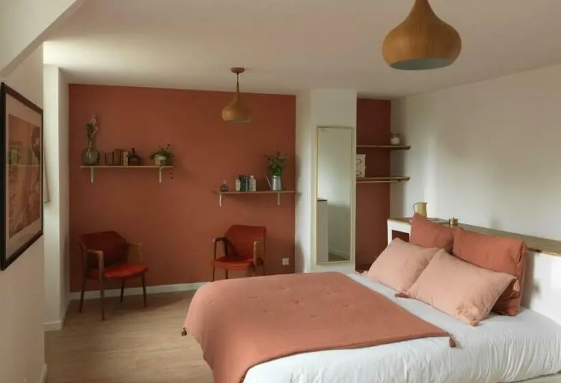 公園の見えるスタンダードルーム, Le Manoir De La Beslière   Gîte Et Chambres D Hôtes