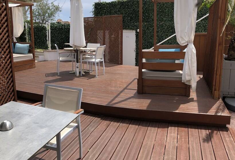 חדר סטנדרט עם טרסה, Boutique Hotel & Spa La Villa Cap Ferrat