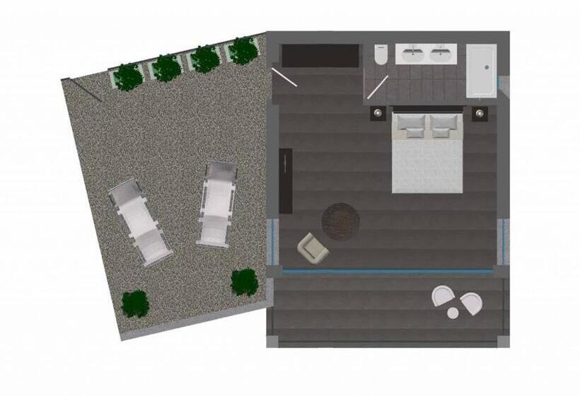 Suite with lake view, Borgo Le Terrazze