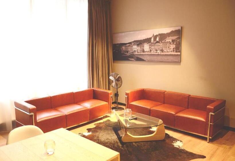 침실 2개 아파트, Amosa Liège City Centre