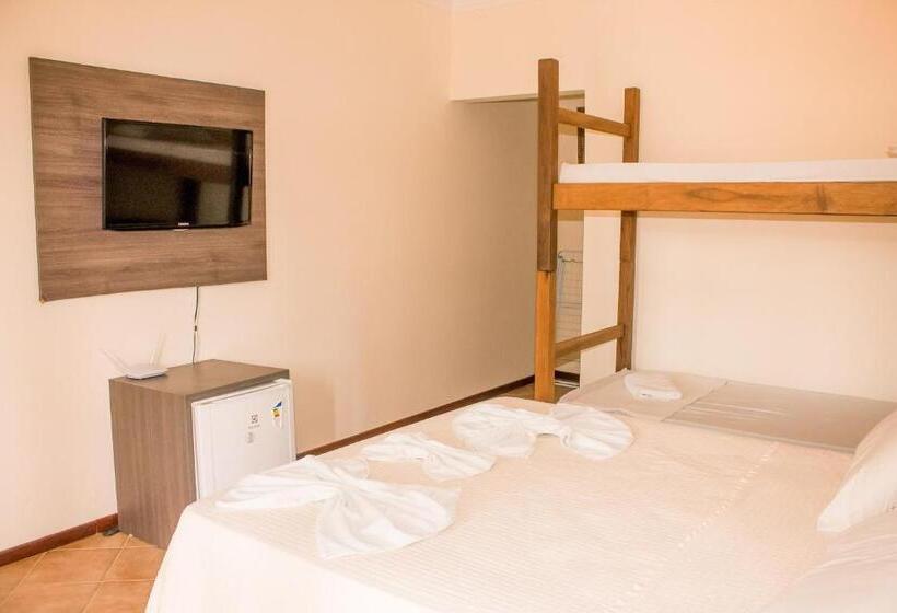 غرفة قياسية رباعية, Pousada Canto Grande