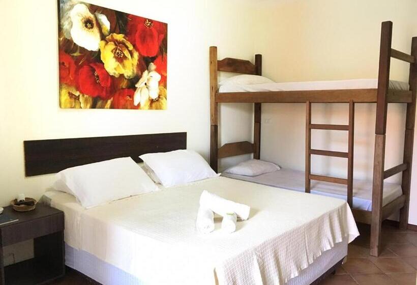 غرفة قياسية رباعية, Pousada Canto Grande