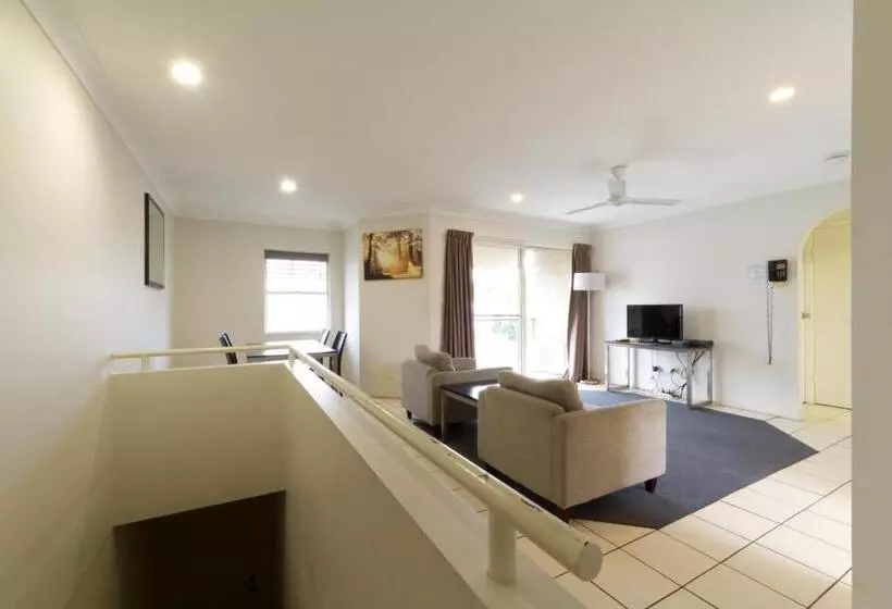 バルコニー付２ベッドルームアパートメント, Rockhampton Serviced Apartments