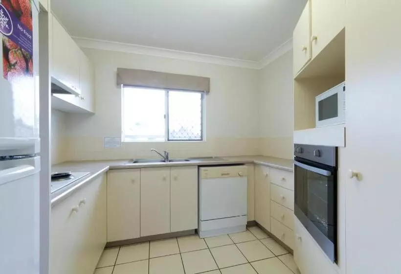 バルコニー付２ベッドルームアパートメント, Rockhampton Serviced Apartments