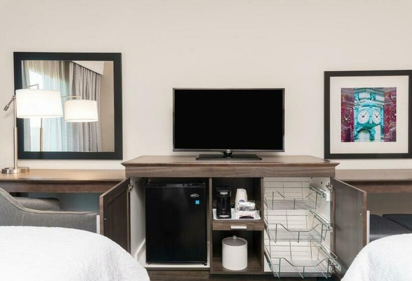 חדר סטנדרט מותאם לאדם עם מוגבלויות, Hampton Inn & Suites Chicago Schaumburg